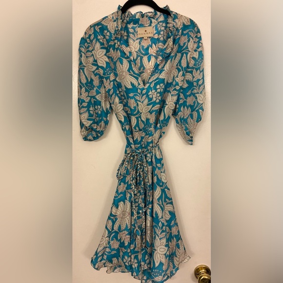 Hannah Artwear Gaia Dress Blue Size 1/ US 6 - Picture 4 of 9